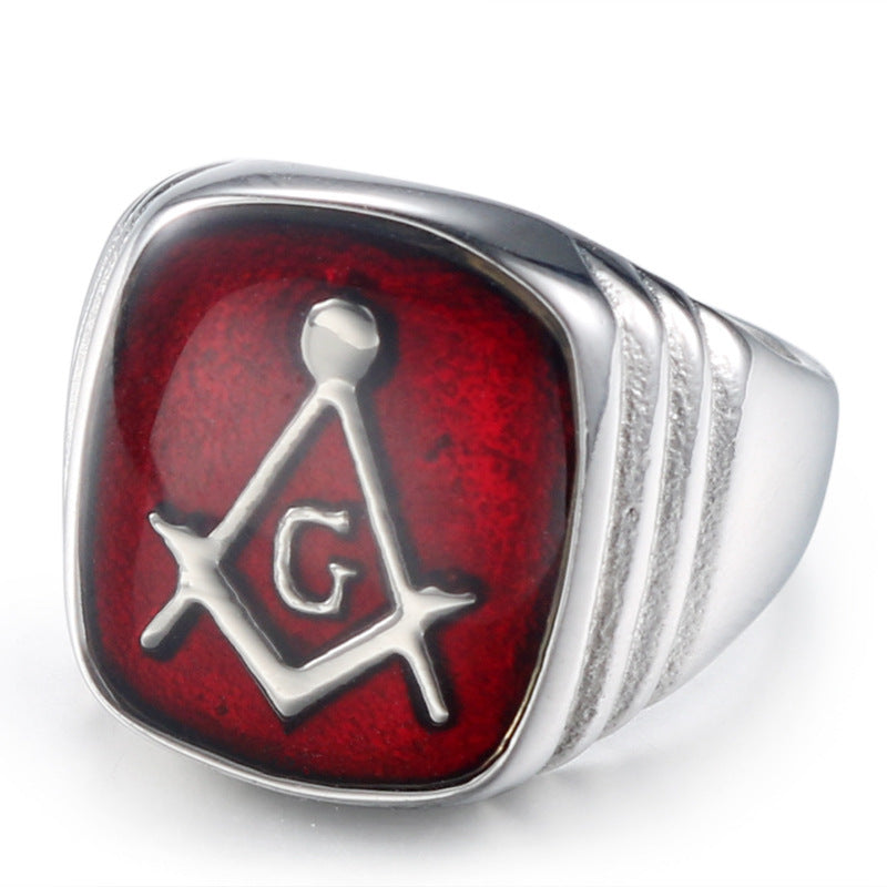 Fashion Epoxy Masonic Ring