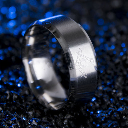 Freemasonry Creative Men's Stainless Steel Ring